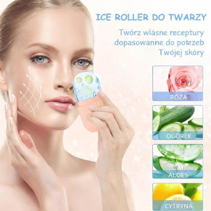 Zestaw BestieIceLift™ – Roller Chłodzący + Gua Sha na Opuchliznę Twarzy